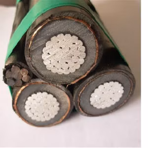 Moyenne tension Mv 11kv 22kv 33kv 35kv isolation XLPE antenne groupée ABC câble de descente de service aérien
