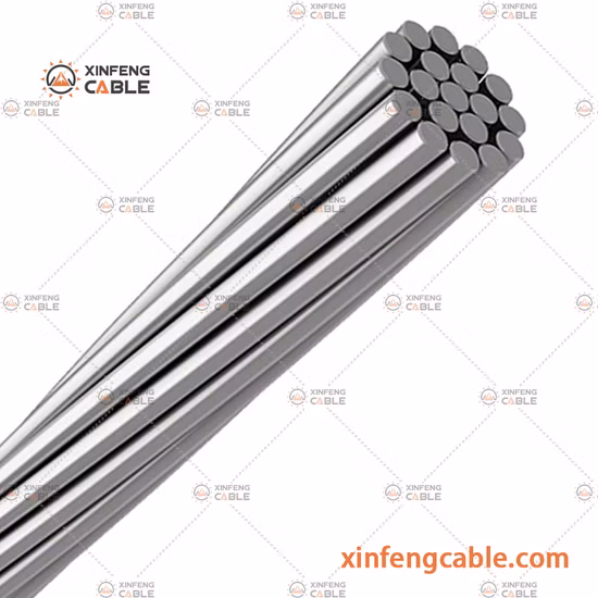 Câble Almelec en alliage d'aluminium 34,4 mm2 54,6 mm2 70 mm2 AAC AAAC ACSR Acar Bcc Accc Tous les conducteurs en aluminium sont des conducteurs nus aériens en alliage (95 mm et personnalisés)