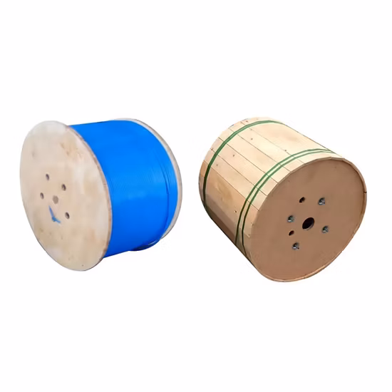 Câble minier gaine extérieure bleue câble à fibre optique résistant au feu minier câble à fibre optique Mgxtwv FTTH