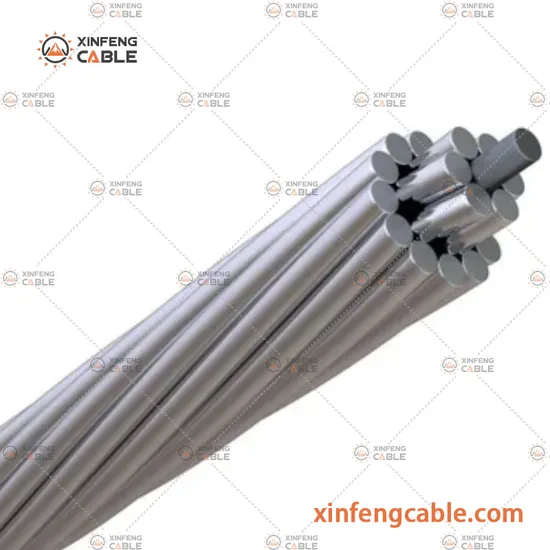 AAAC tout en alliage d'aluminium conducteur nu ligne AAC Types de transmission aérienne câble fil aérien ACSR